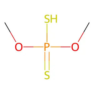 dimethoxy-sulfanyl-sulfanylidene-lambda5-phosphane structure