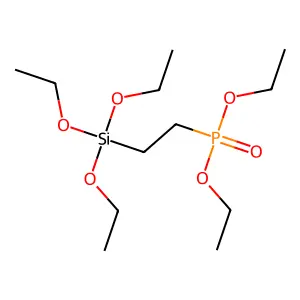 Phosphonic acid, [2-(triethoxysilyl)ethyl]-, diethyl ester structure