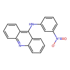 N-(3-nitrophenyl)acridin-9-amine structure