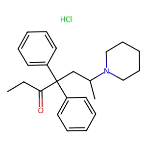 DIPIPANONE HYDROCHLORIDE structure