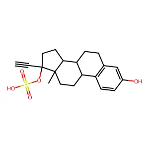 Ethinylestradiol-17-sulfate structure