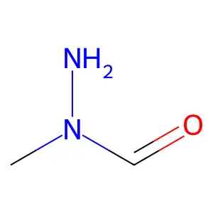 N-METHYL-N-FORMYLHYDRAZINE structure