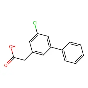 Compound C14H11ClO2 structure