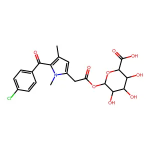 Zomepirac glucuronide structure