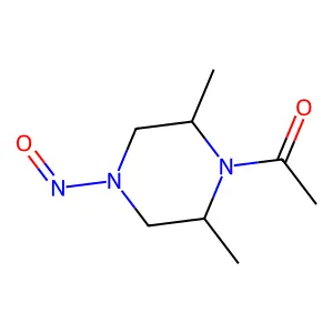 1-(2,6-dimethyl-4-nitrosopiperazin-1-yl)ethanone structure