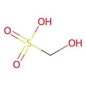 Hydroxymethanesulfonic acid structure