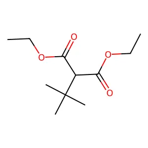 diethyl 2-tert-butylpropanedioate structure