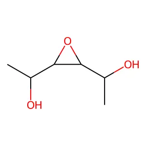 1-[3-(1-hydroxyethyl)oxiran-2-yl]ethanol structure