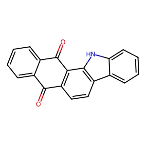 12H-naphtho[3,2-a]carbazole-5,13-dione structure