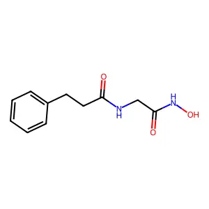 N-[2-(hydroxyamino)-2-oxoethyl]-3-phenylpropanamide structure