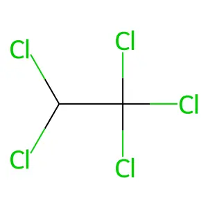 PENTACHLOROETHANE structure