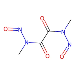 N,N'-dimethyl-N,N'-dinitrosooxamide structure