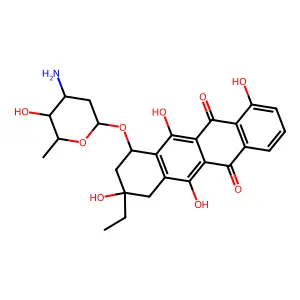 13-Deoxycarminomycin structure