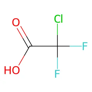 Chlorodifluoroacetic acid structure
