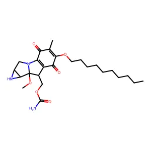 7-Decyloxy-7-demethoxymitomycin A structure