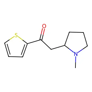 2-(1-methylpyrrolidin-2-yl)-1-thiophen-2-ylethanone structure
