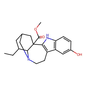 10-Hydroxycoronaridine structure
