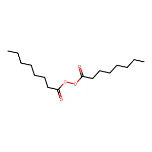 Dioctanoyl peroxide structure
