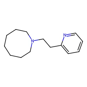 1-(2-pyridin-2-ylethyl)azocane structure
