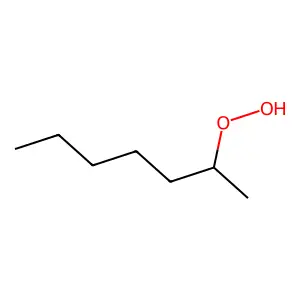 Hydroperoxide, 1-methylhexyl structure