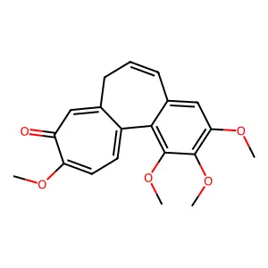 Deacetamido-6-dehydrocolchicine structure