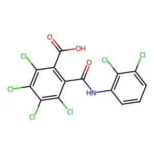 Tecloftalam structure