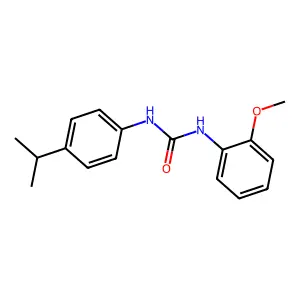 1-(2-methoxyphenyl)-3-(4-propan-2-ylphenyl)urea structure