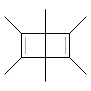 1,2,3,4,5,6-Hexamethylbicyclo[2.2.0]hexa-2,5-diene structure