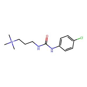 Compound C13H21ClN3O+ structure