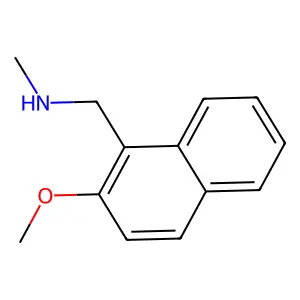 1-(2-methoxynaphthalen-1-yl)-N-methylmethanamine structure