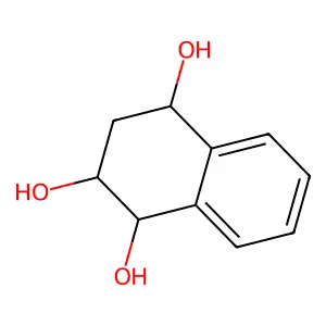 1,2,3,4-tetrahydronaphthalene-1,2,4-triol structure