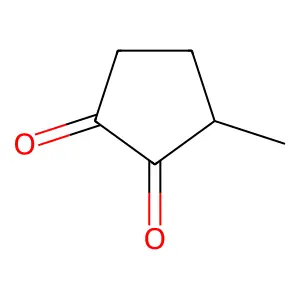 3-methylcyclopentane-1,2-dione structure