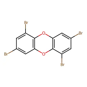 1,3,6,8-tetrabromooxanthrene structure
