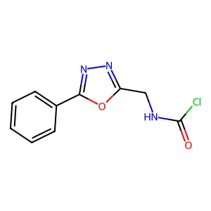 2-(Chloroacetamido)-5-phenyl-1,3,4-oxadiazole structure