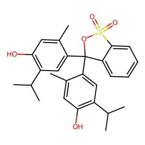 Thymol blue structure