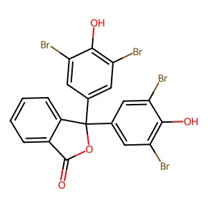 Compound C20H10Br4O4 structure