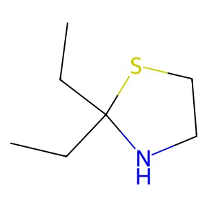 2,2-Diethylthiazolidine structure