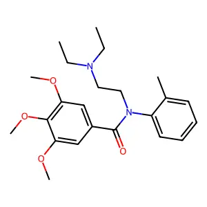 N-[2-(diethylamino)ethyl]-3,4,5-trimethoxy-N-(2-methylphenyl)benzamide structure