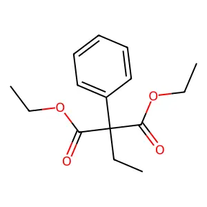 Diethyl 2-ethyl-2-phenylmalonate structure
