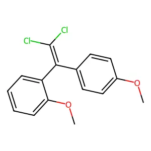 1-[2,2-dichloro-1-(2-methoxyphenyl)ethenyl]-4-methoxybenzene structure