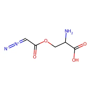 D-Azaserine structure