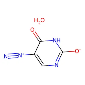 Compound C4H4N4O3 structure