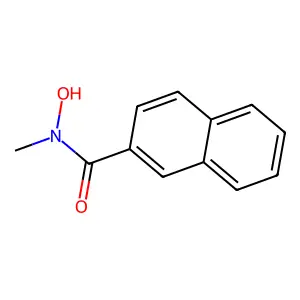 N-Hydroxy-N-methyl-2-naphthalenecarboxamide structure