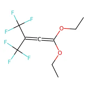 1,2-Butadiene, 1,1-diethoxy-4,4,4-trifluoro-3-(trifluoromethyl)- structure