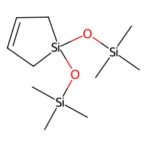 1,1-Bis-(trimethylsiloxy)-1-sila-3-cyclopentene structure