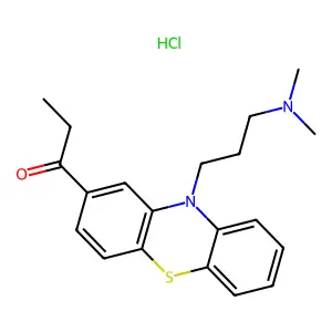 Propionylpromazine hydrochloride structure