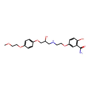 Trigevolol structure