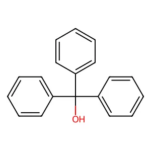 TRIPHENYLMETHANOL structure