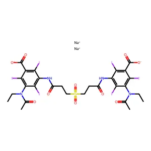 Iosulamide sodium structure