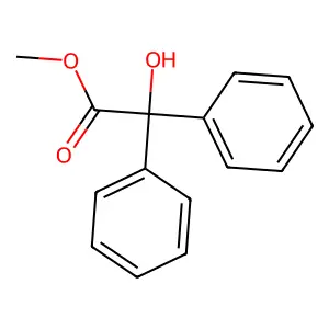 Methyl benzilate structure